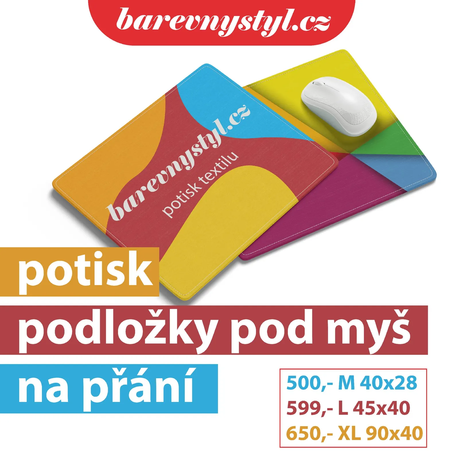 Podložka pod myš s vlastním motivem