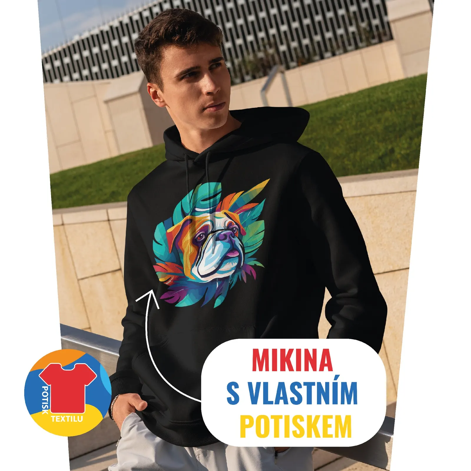 Mikina s vlastním potiskem Urban